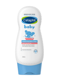 Cetaphil Baby Moisturising Bath & Wash – Gentle 2-in-1 Cleanser with Aloe & Almond Oil