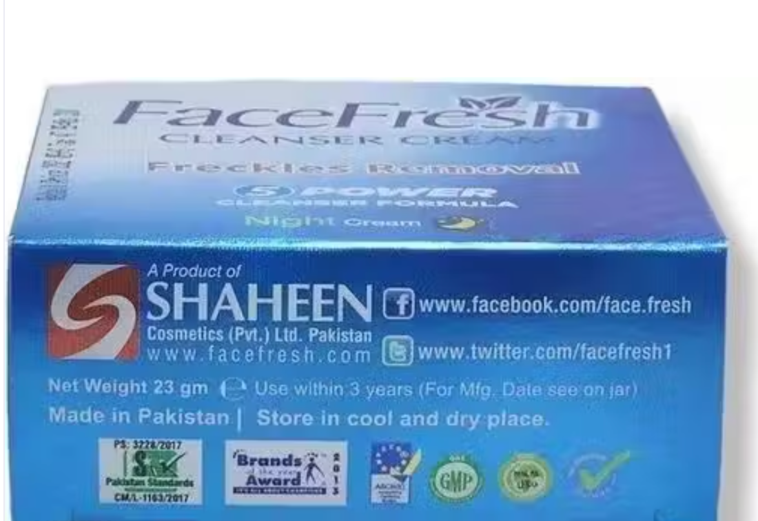 Face Fresh Cleanser Freckles Removal Night Cream | Dark Spot & Freckle Treatment (30g)