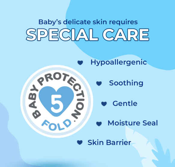 Cetaphil Baby Massage Oil – Nourishing Care with Organic Calendula for Baby’s Delicate Skin