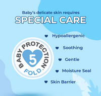 Cetaphil Baby Massage Oil – Nourishing Care with Organic Calendula for Baby’s Delicate Skin