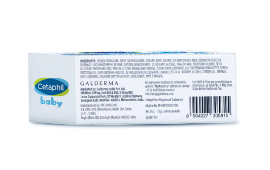 Cetaphil Baby Mild Bar – Gentle Cleansing Bar for Baby’s Delicate Skin