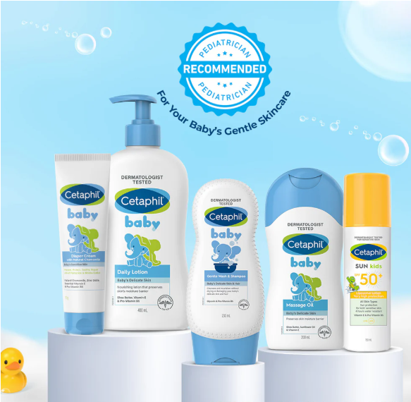 Cetaphil Baby Gentle Wash & Shampoo – Tear-Free 2-in-1 Cleanser with Organic Calendula