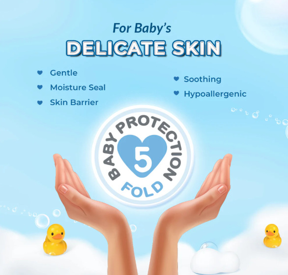 Cetaphil Baby Gentle Wash & Shampoo – Tear-Free 2-in-1 Cleanser with Organic Calendula