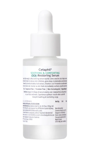 Cetaphil Soothing and Comforting CICA Restoring Serum – 30ml | Intensive Repair for Weakened, Sensitive Skin