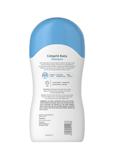 Cetaphil Baby Shampoo – Gentle Tear-Free Formula for Soft, Clean Hair