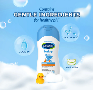 Cetaphil Baby Shampoo – Gentle Tear-Free Formula for Soft, Clean Hair