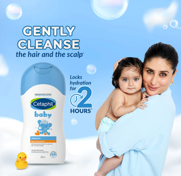 Cetaphil Baby Shampoo – Gentle Tear-Free Formula for Soft, Clean Hair
