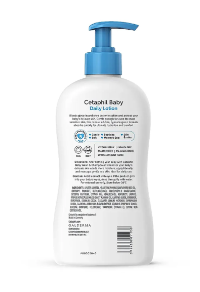 Cetaphil Baby Daily Lotion – Gentle Daily Moisturizer with Organic Calendula for Baby’s Delicate Skin