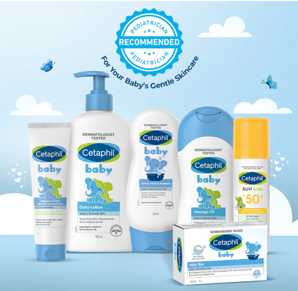 Cetaphil Baby Daily Lotion – Gentle Daily Moisturizer with Organic Calendula for Baby’s Delicate Skin