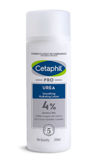 Cetaphil Pro Urea 4% Smoothing Hydrating Lotion – Gentle Exfoliating Moisturizer for Rough, Dry, Sensitive Skin