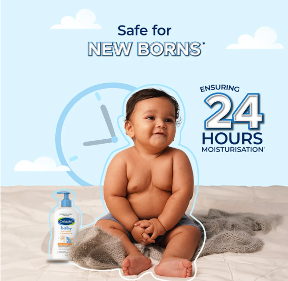 Cetaphil Baby Daily Lotion with Organic Calendula – 400ml