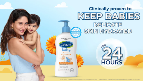 Cetaphil Baby Daily Lotion with Organic Calendula – 400ml