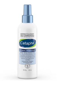 Cetaphil Optimal Hydration Body Spray Moisturizer – 207ml (For Dry to Dehydrated, Sensitive Skin)