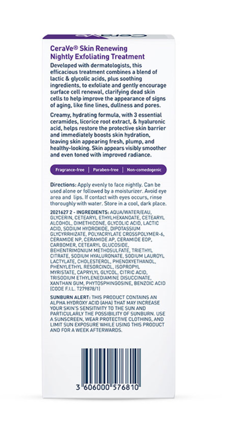 Skin Renewing Nightly Exfoliating Treatment – Smooth, Clarify & Glow Overnight