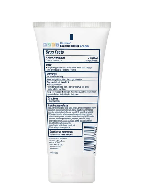 Baby Eczema Relief Cream – Soothing Moisture for Dry, Itchy, Irritated Skin