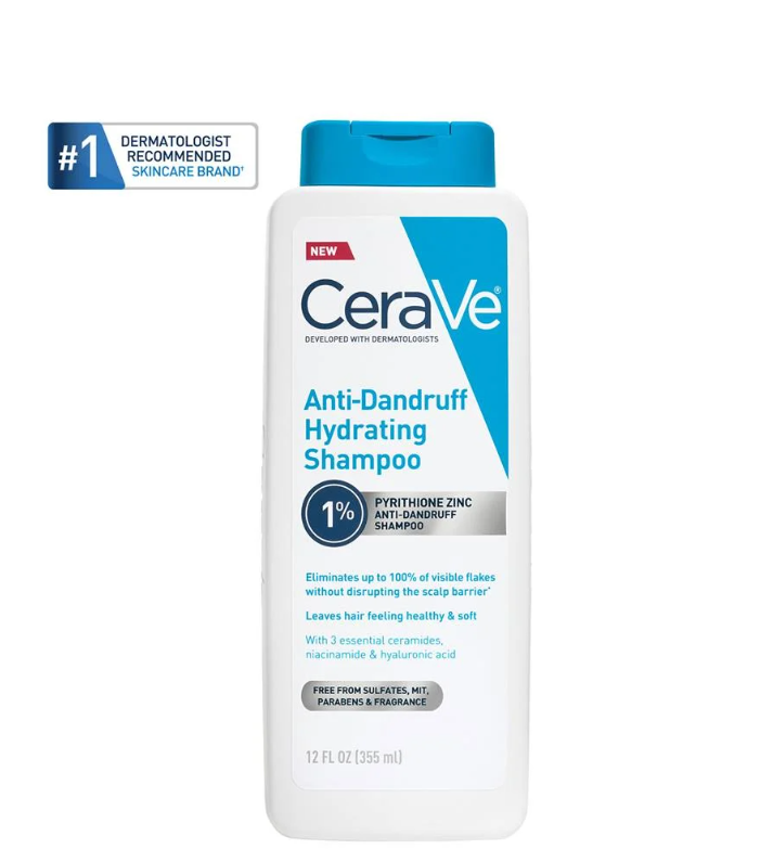 Anti-Dandruff Hydrating Shampoo – Fights Flakes & Itch While Nourishing Dry Scalp
