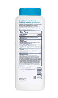 2-in-1 Anti-Dandruff Hydrating Shampoo & Conditioner – Cleanses, Fights Flakes & Moisturizes