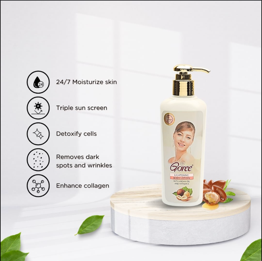 Goree Lightening Body Lotion – Smooth & Moisturizing Skin Care – 300ml