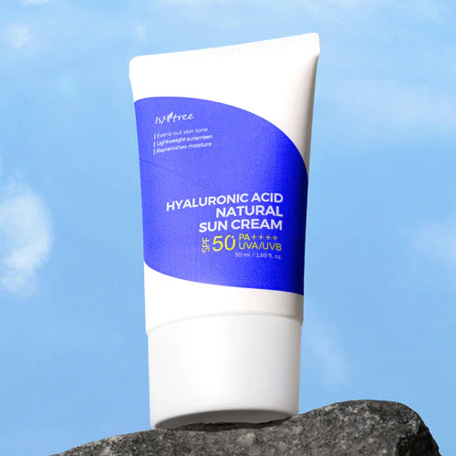 isstree hyaluronic acid natural sun cream