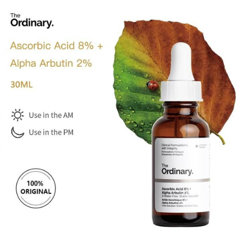 The Ordinary Vitamin C Ascorbic Acid 8% + Alpha Arbutin 2% (30 ml)