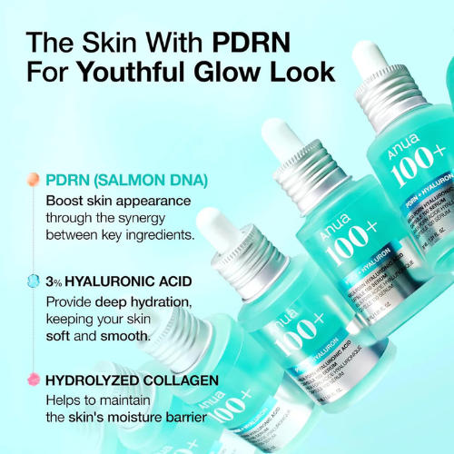 Anua PDRN + Hyaluronic Acid Capsule 100 Serum (30ml) | Repair & Hydration Serum