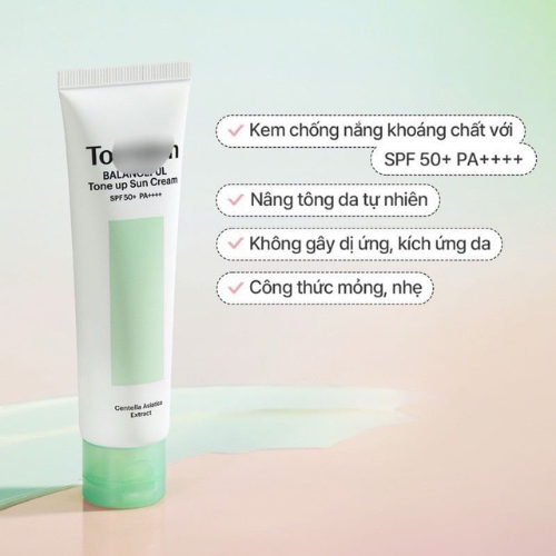 Torriden Balanceful Cica Tone up Sun Cream SPF50+ PA++++ (60 ml)