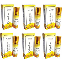 Al-Hiza Enchandeur Attar - 6ml Roll On (Floral) | Concentrated Perfume Oil (Pack of 6)