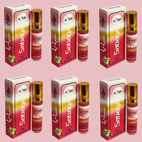 Al-Hiza Sabaya Attar - 6ml Roll On | Fresh Floral & Fruity Fragrance (Pack of 6)