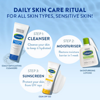 Cetaphil Daily Exfoliating Cleanser – Gentle Face Scrub for All Skin Types
