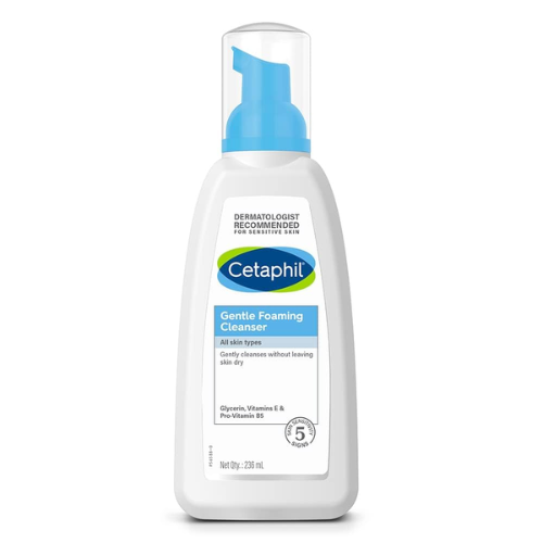 Cetaphil Gentle Foaming Cleanser – Fragrance-Free Daily Face Wash for Sensitive Skin