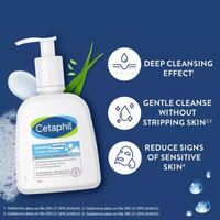 Cetaphil Hydrating Foaming Cream Cleanser – 236ml (For Dry to Normal, Sensitive Skin)