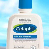 Cetaphil Oily Skin Cleanser – 125ml | Dermatologist Recommended Face Wash for Oily & Acne-Prone Skin