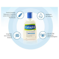 Cetaphil Oily Skin Cleanser – 125ml | Dermatologist Recommended Face Wash for Oily & Acne-Prone Skin