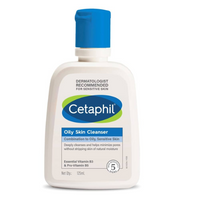 Cetaphil Oily Skin Cleanser – 125ml | Dermatologist Recommended Face Wash for Oily & Acne-Prone Skin