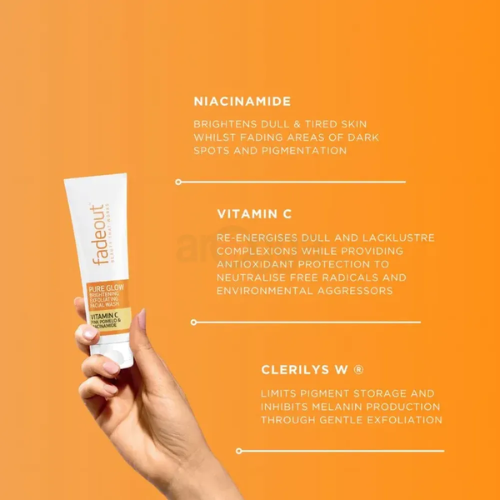 Fade Out Pure Glow Whitening Exfoliating Cleanser – Brightening & Smoothing Care