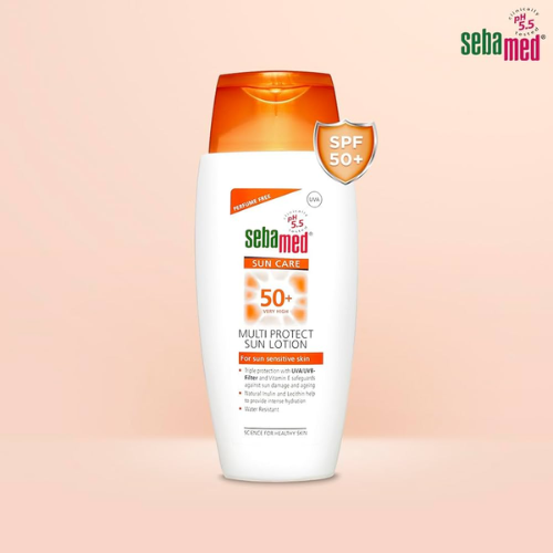 SebaMed Sunscreen SPF 50+ Lotion | High Protection for Sensitive & Dry Skin | 150ml