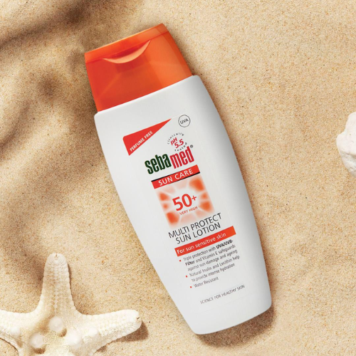 SebaMed Sunscreen SPF 50+ Lotion | High Protection for Sensitive & Dry Skin | 150ml