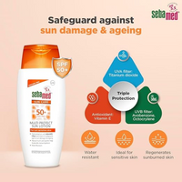SebaMed Sunscreen SPF 50+ Lotion | High Protection for Sensitive & Dry Skin | 150ml