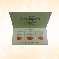 Calvin Klein Apricot Luxury Scrub Soap – Gentle Brightening & Exfoliation