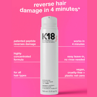K18 Leave-In Molecular Repair Hair Mask (150ml) | 4-Minute Leave-In Treatment for Damaged Hair
