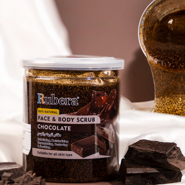 Rubera Sinful Chocolate Face & Body Scrub (500ml) | Ultimate Skin Exfoliator