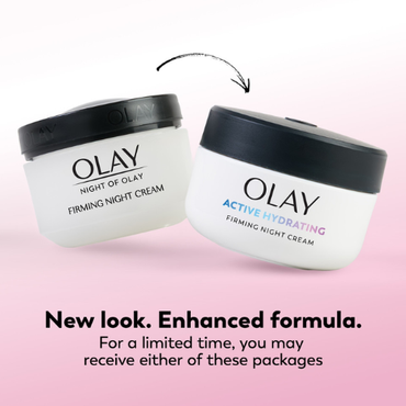 Olay Night of Olay Firming Night Cream – Hydrate & Restore Radiant Skin