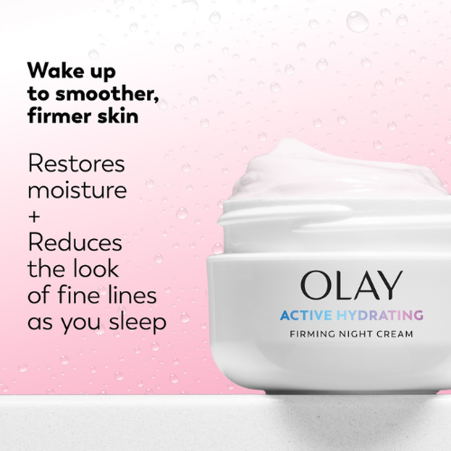 Olay Night of Olay Firming Night Cream – Hydrate & Restore Radiant Skin