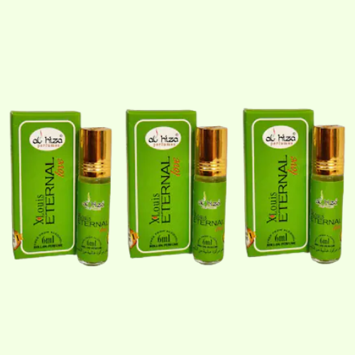 Xlouis Eternal Love Attar - 6ml Roll-On | Romantic Long-Lasting Perfume Oil (Pack of 3)
