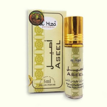 Al-Hiza Aseel Attar - 6ml Roll-On | Classic Oriental Perfume Oil (Pack of 6)