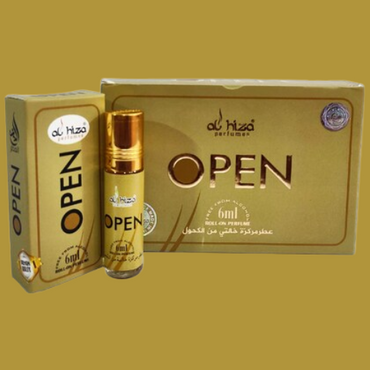 Al-Hiza Open Attar - 6ml Roll On | Concentrated Perfume Oil (Pack of 3)