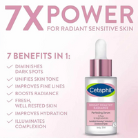 CETAPHIL Bright Healthy Radiance Perfecting Serum – 30ml | Brightening Serum for Even-Toned, Radiant Skin