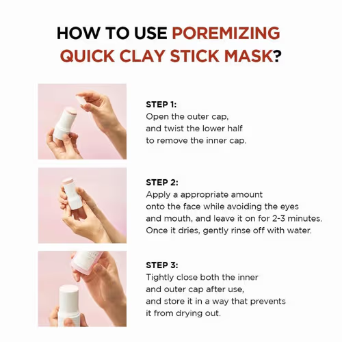 Skin1004 Madagascar Centella Poremizing Quick Clay Stick Mask – 27 g