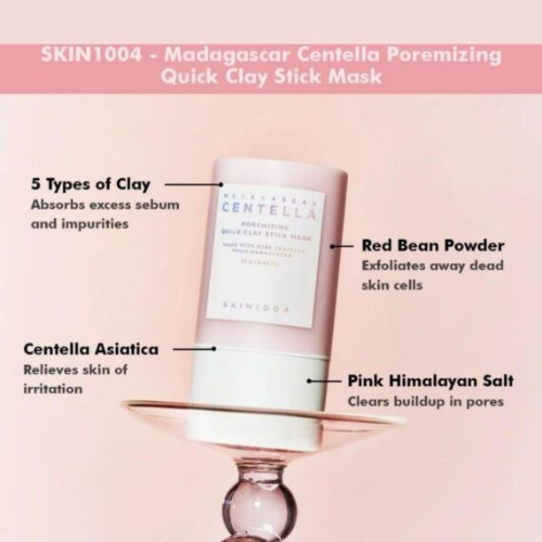 Skin1004 Madagascar Centella Poremizing Quick Clay Stick Mask – 27 g