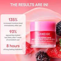 Laneige Lip Sleeping Mask | Moisturizing Lip Treatment with Vitamin C + Shea Butter for Soft Hydrated Lips